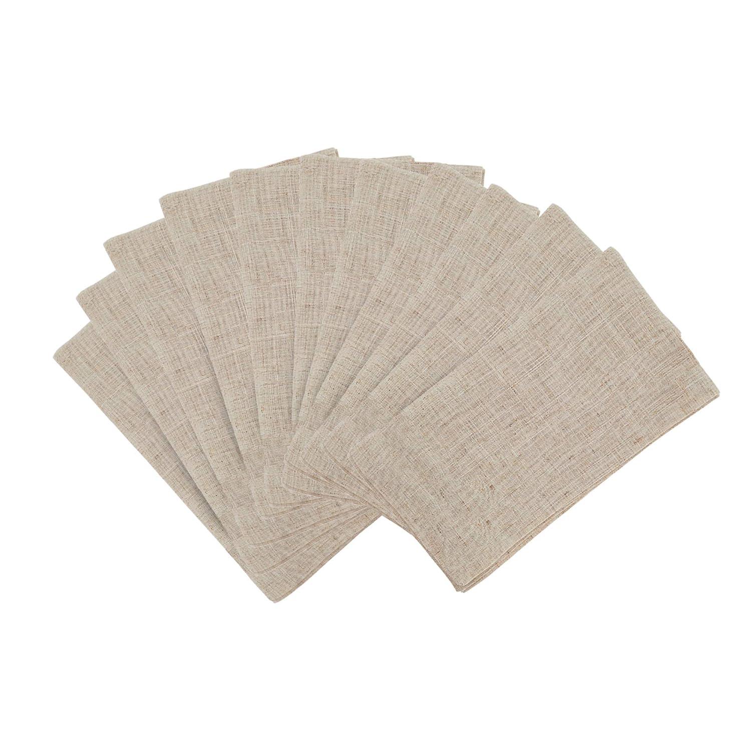 Saro Lifestyle Napkins With Plain Design, 20" x 20", (Set of 12)