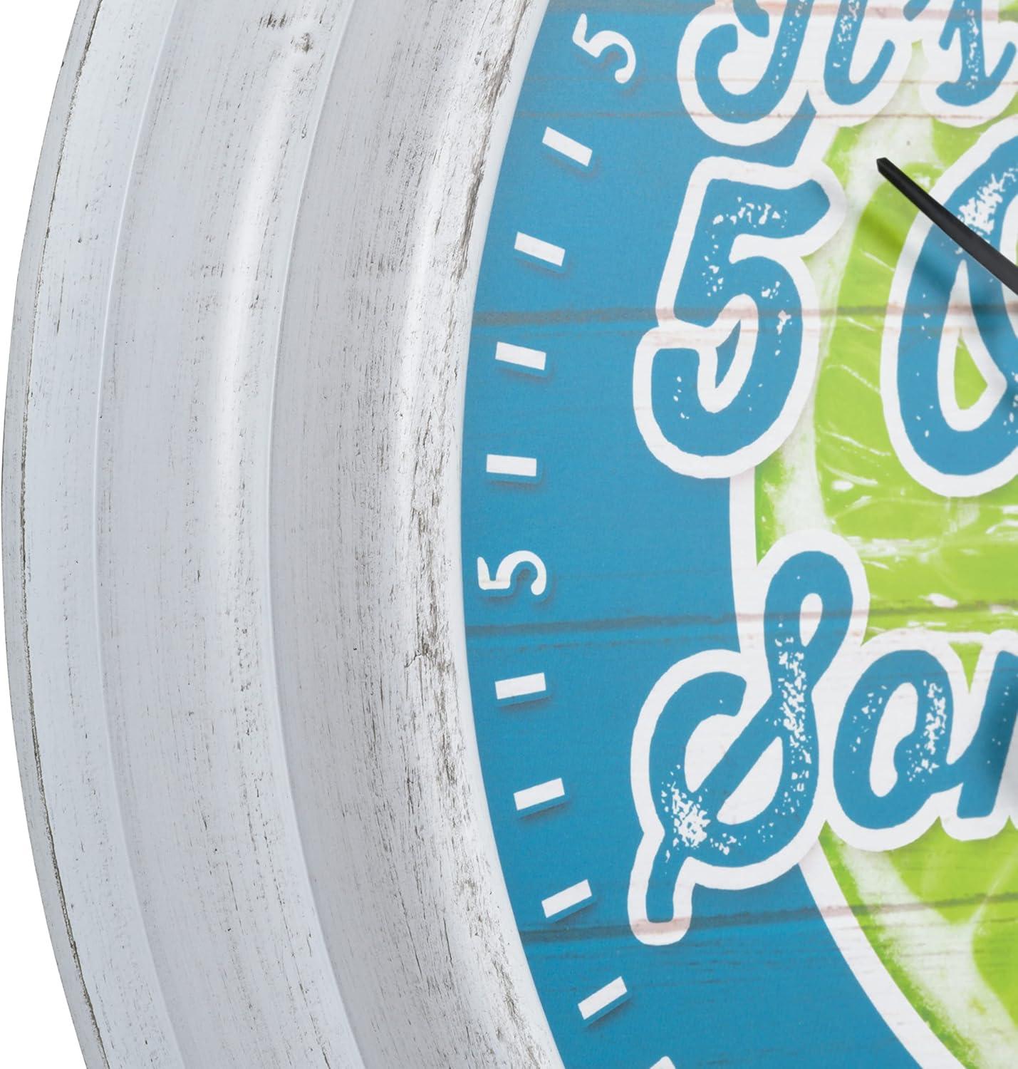 La Crosse Technology Margaritaville 5 O'clock Somewhere 15.75" Wall Clock