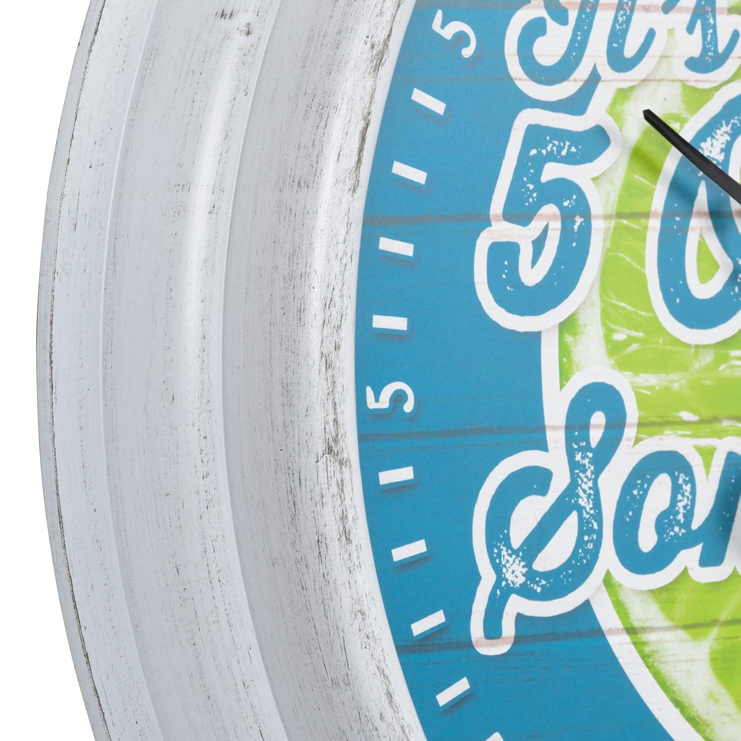 La Crosse Technology Margaritaville 5 O'clock Somewhere 15.75" Wall Clock