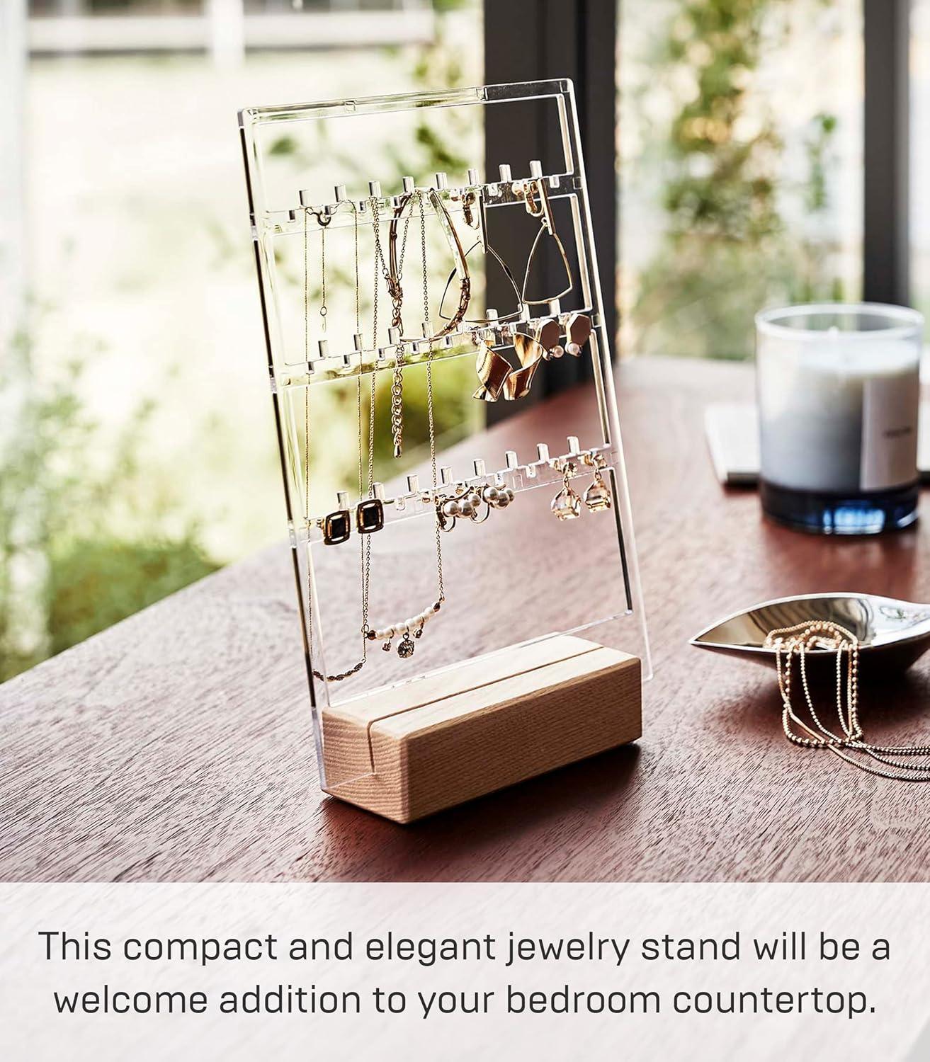 Yamazaki Home Rin Plastic Jewelry Stand