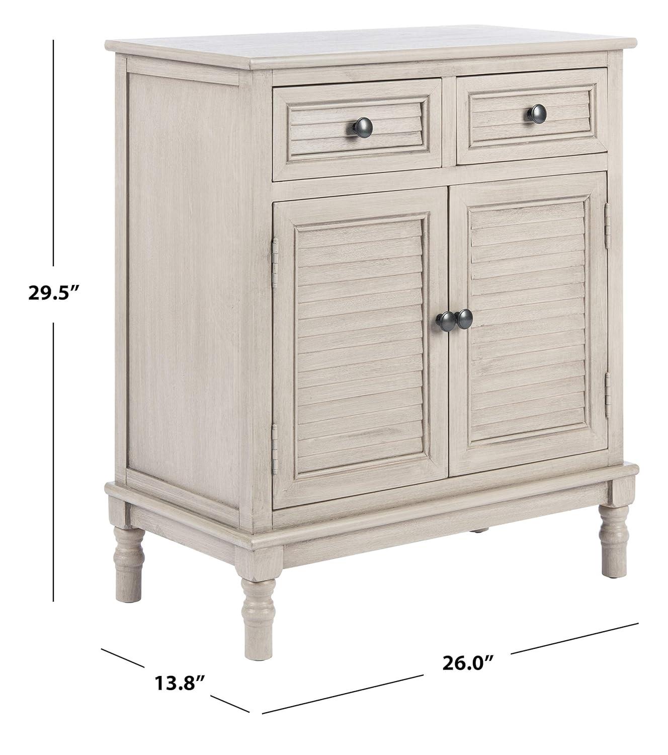 SAFAVIEH Tate 2-Drawer 2-Door Sideboard Black