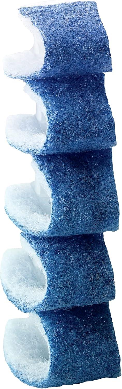 Scotch-Brite Disposable Toilet Scrubber Cleaning System, 1 Wand/ 5 Refill Sponges