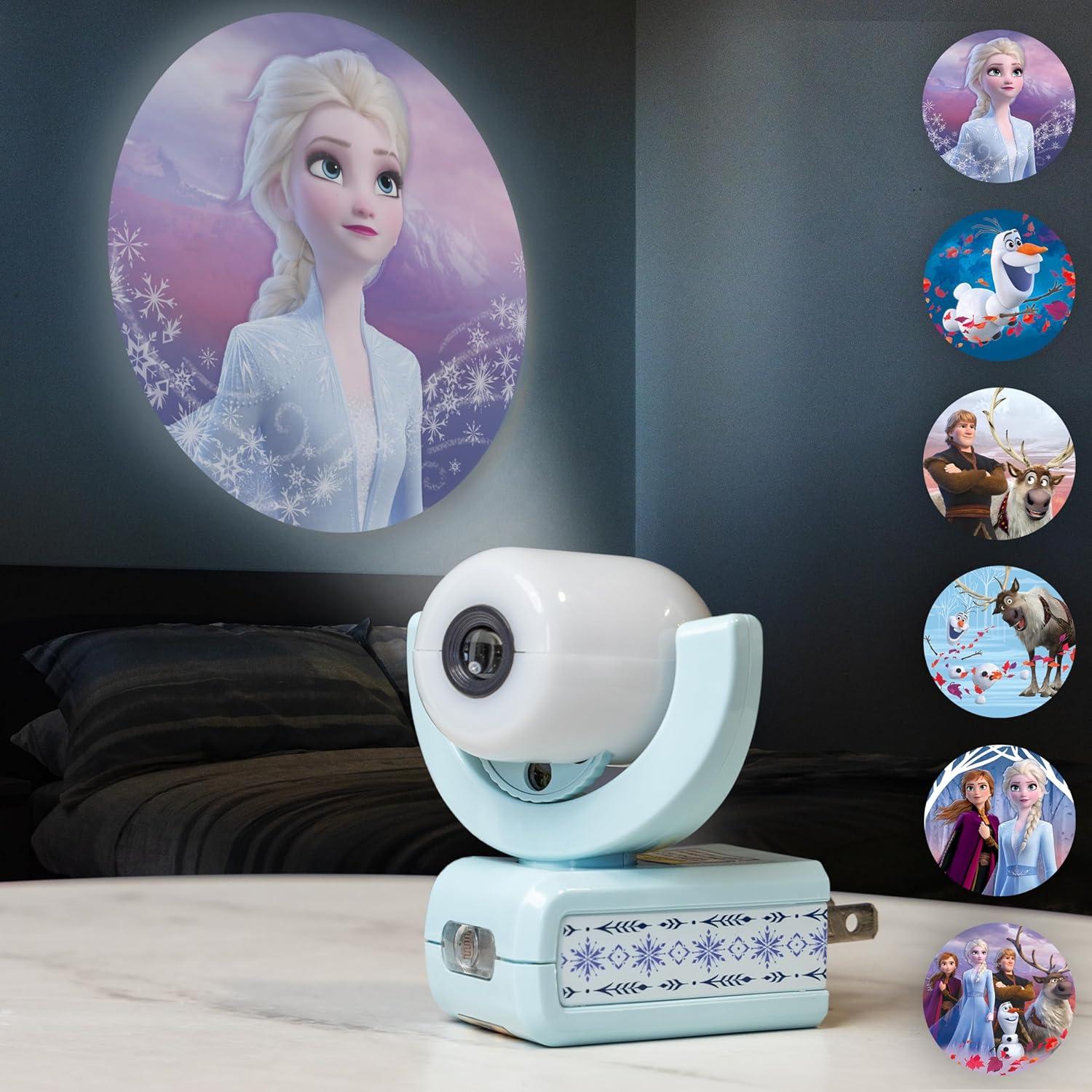 Projectables Frozen 2 LED Night Light Projector, 6-Image, Plug-In, Light Sensing, 45028