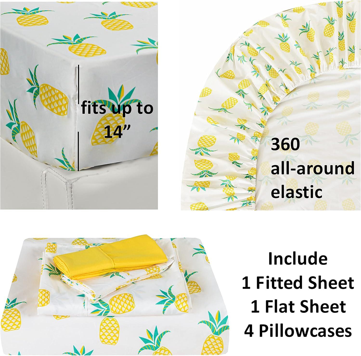 Microfiber Geometric Sheet Set