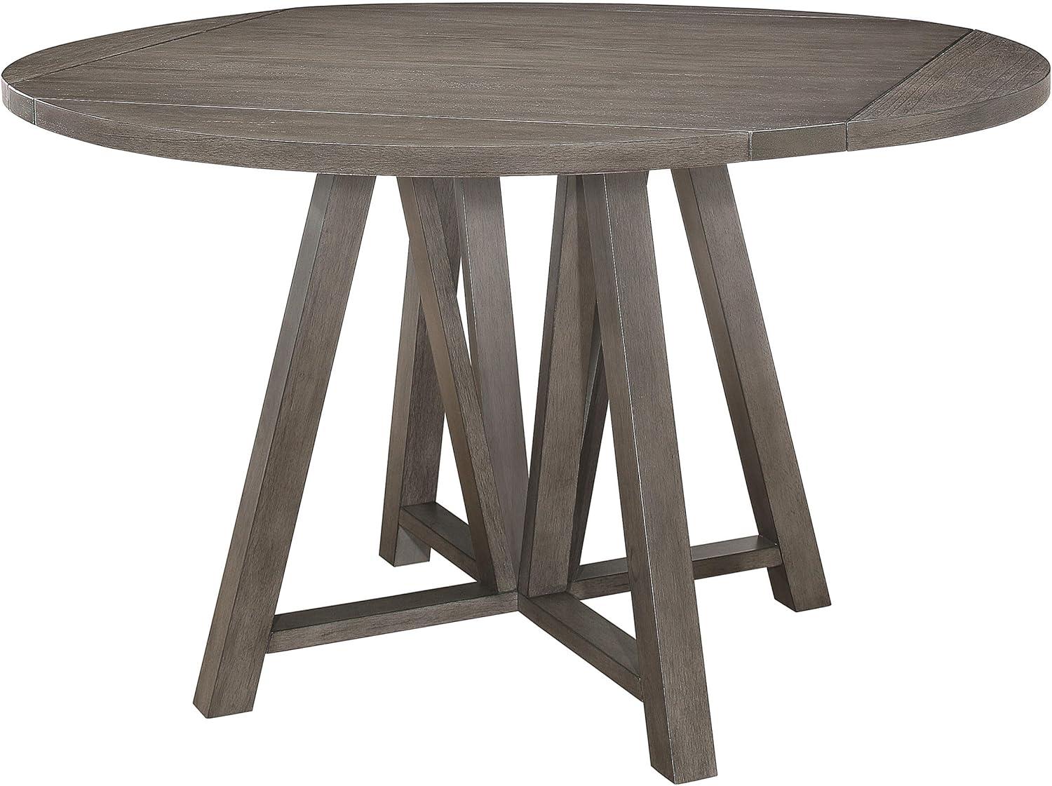 Coaster Farmhouse 7-Piece Wood Counter Height Dining Set in Gray