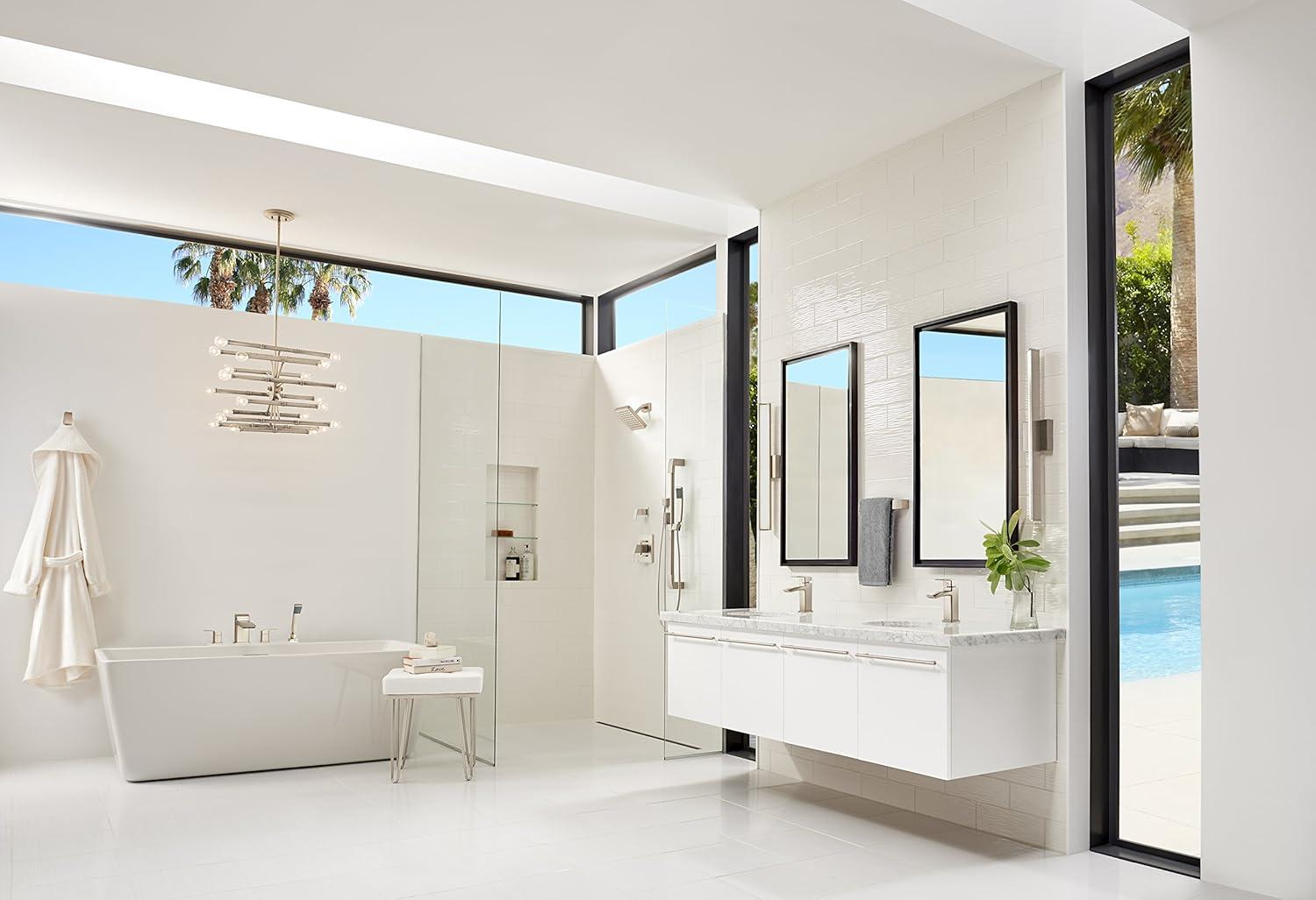 Kenzo Single Control Centerset Bathroom Faucet