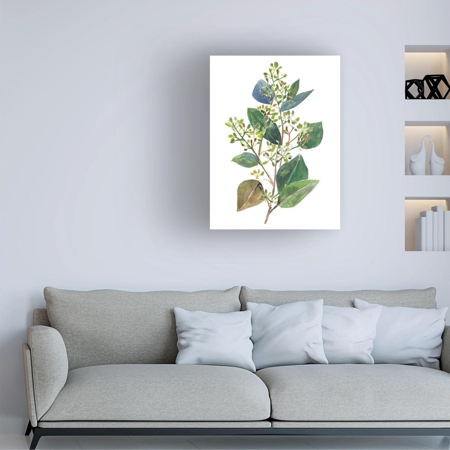 Melissa Wang 'Seeded Eucalyptus II' Canvas Art