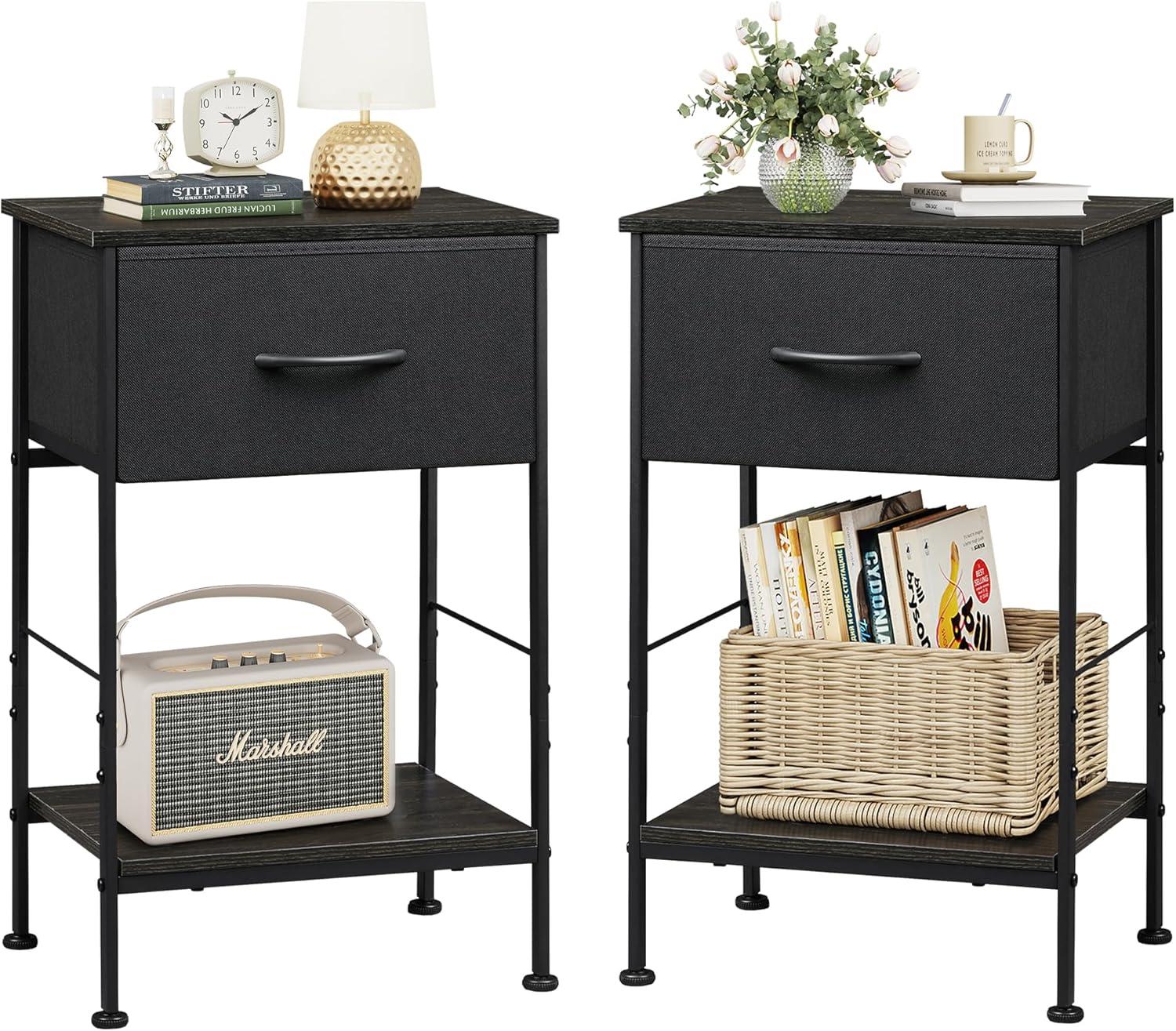 Charese Metal Nightstand