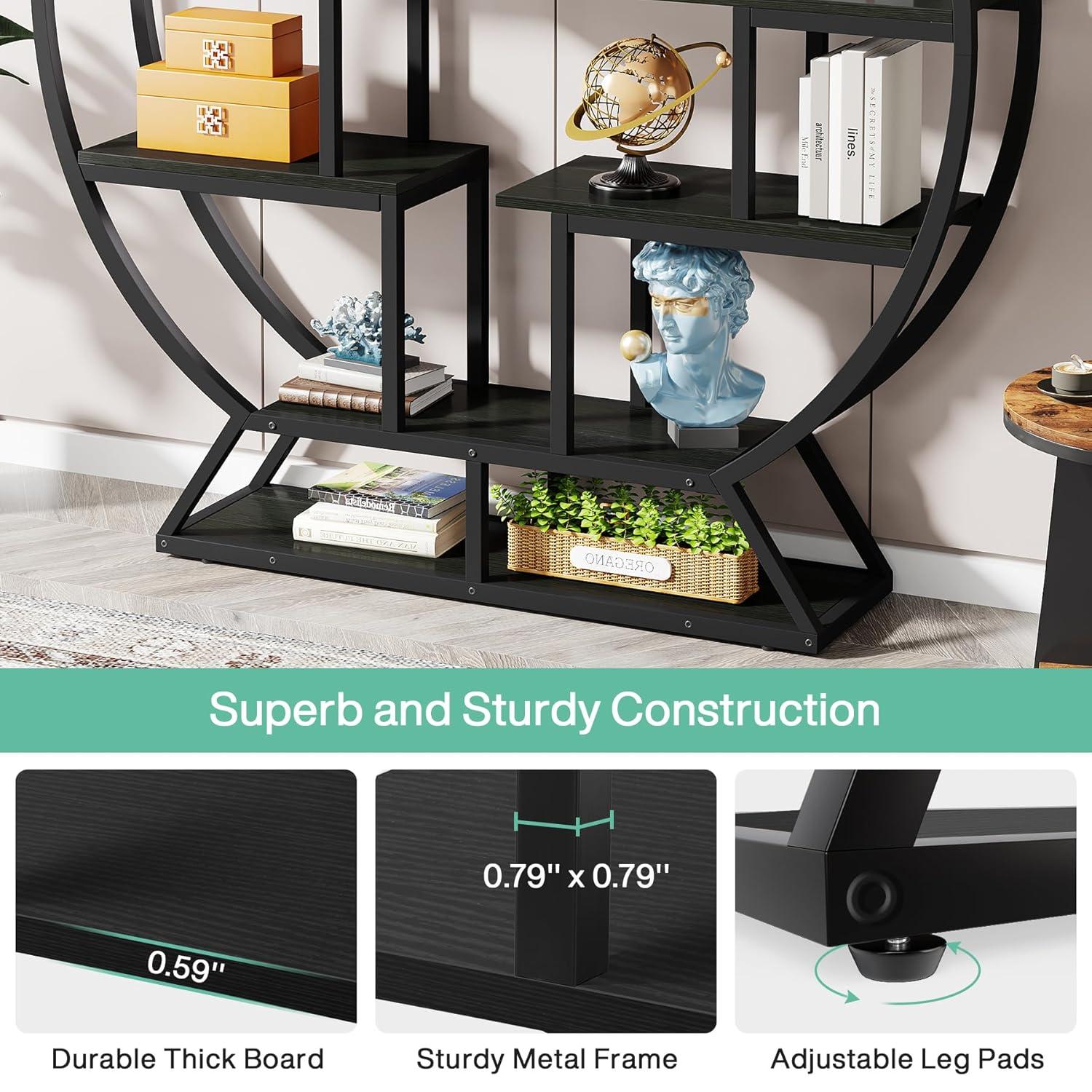 17 Stories Drino 63" H x 59" W Steel Geometric Bookcase