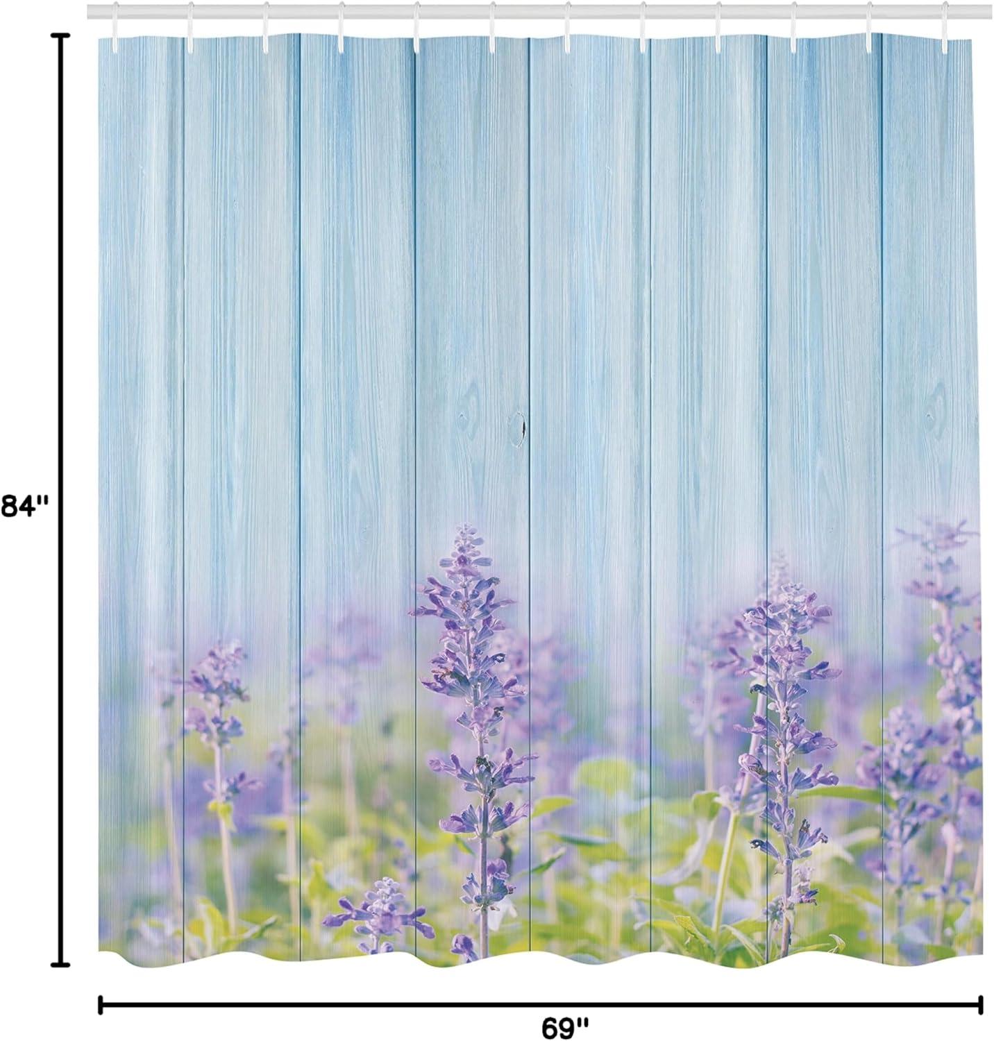 Shower Curtain with Hooks Included