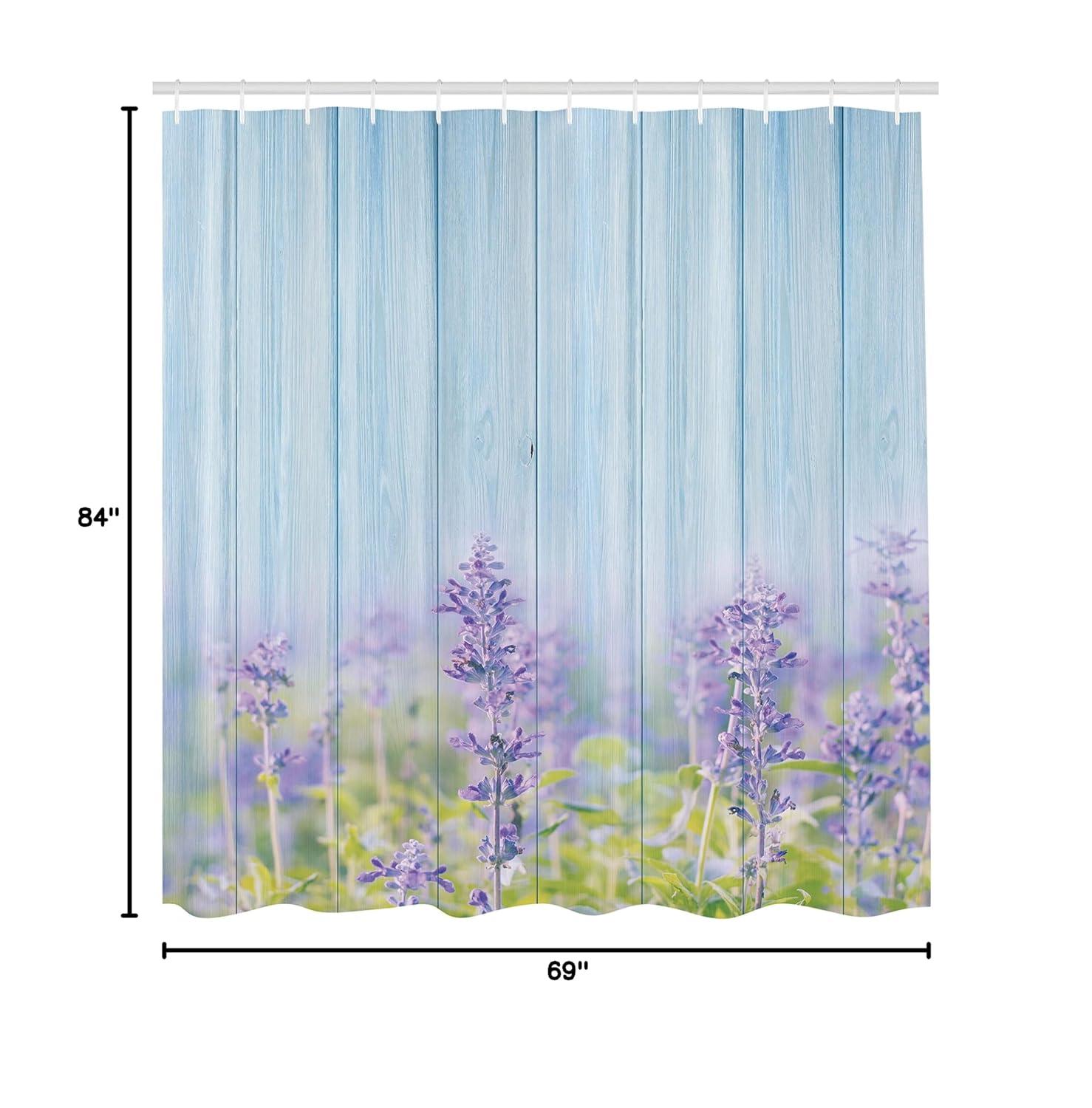 Ambesonne Shower Curtain with Hooks Included