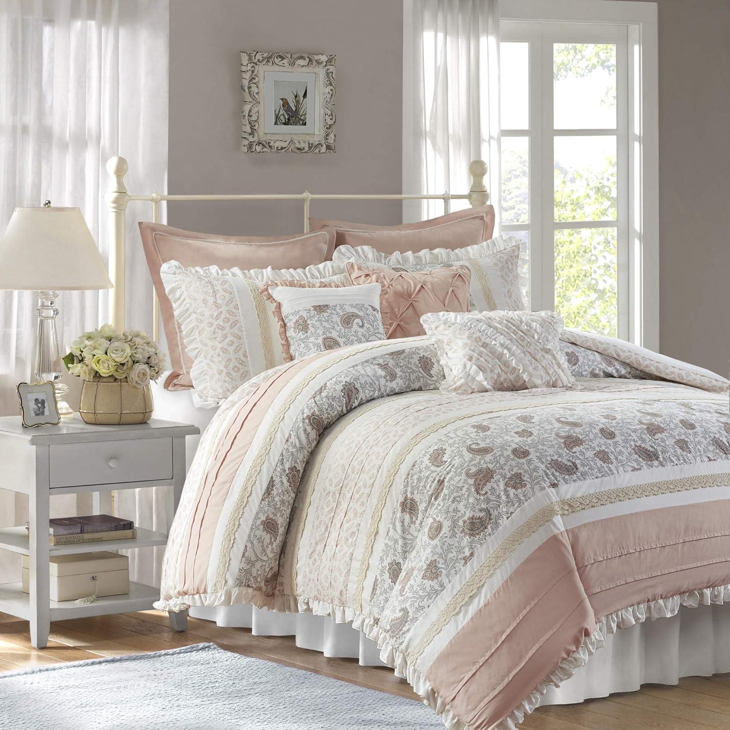 Dawn 9 Piece Cotton Percale Comforter Set