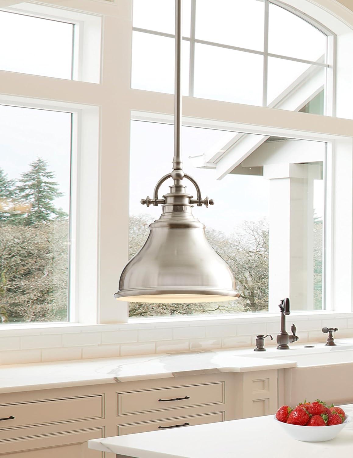 Quoizel Lighting Emery 1 - Light Pendant in  Brushed Nickel