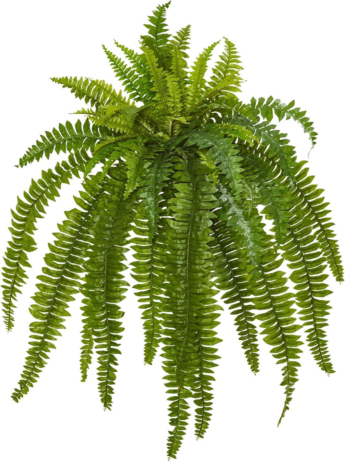 Set of 2 Artificial Boston Fern Plants - Nearly Natural