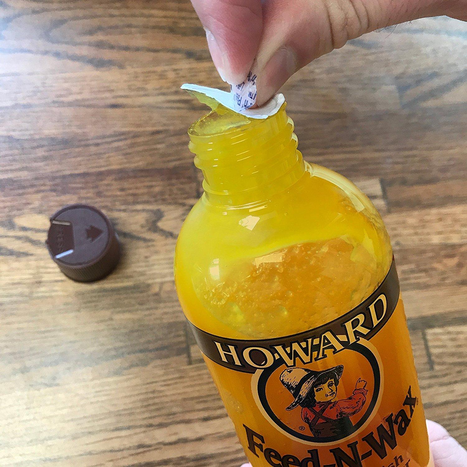Howard Feed-N-Wax Orange Scent Wood Protector 16 oz Gel