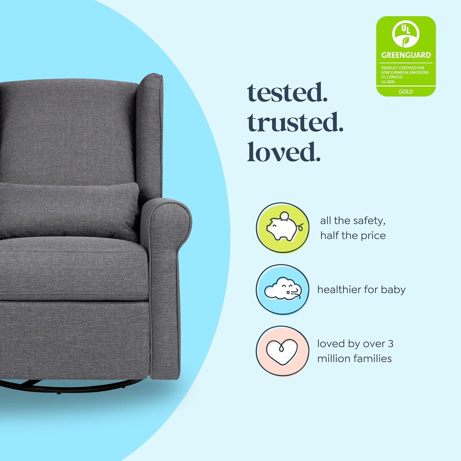 daVinci Hayden Swivel Reclining Glider