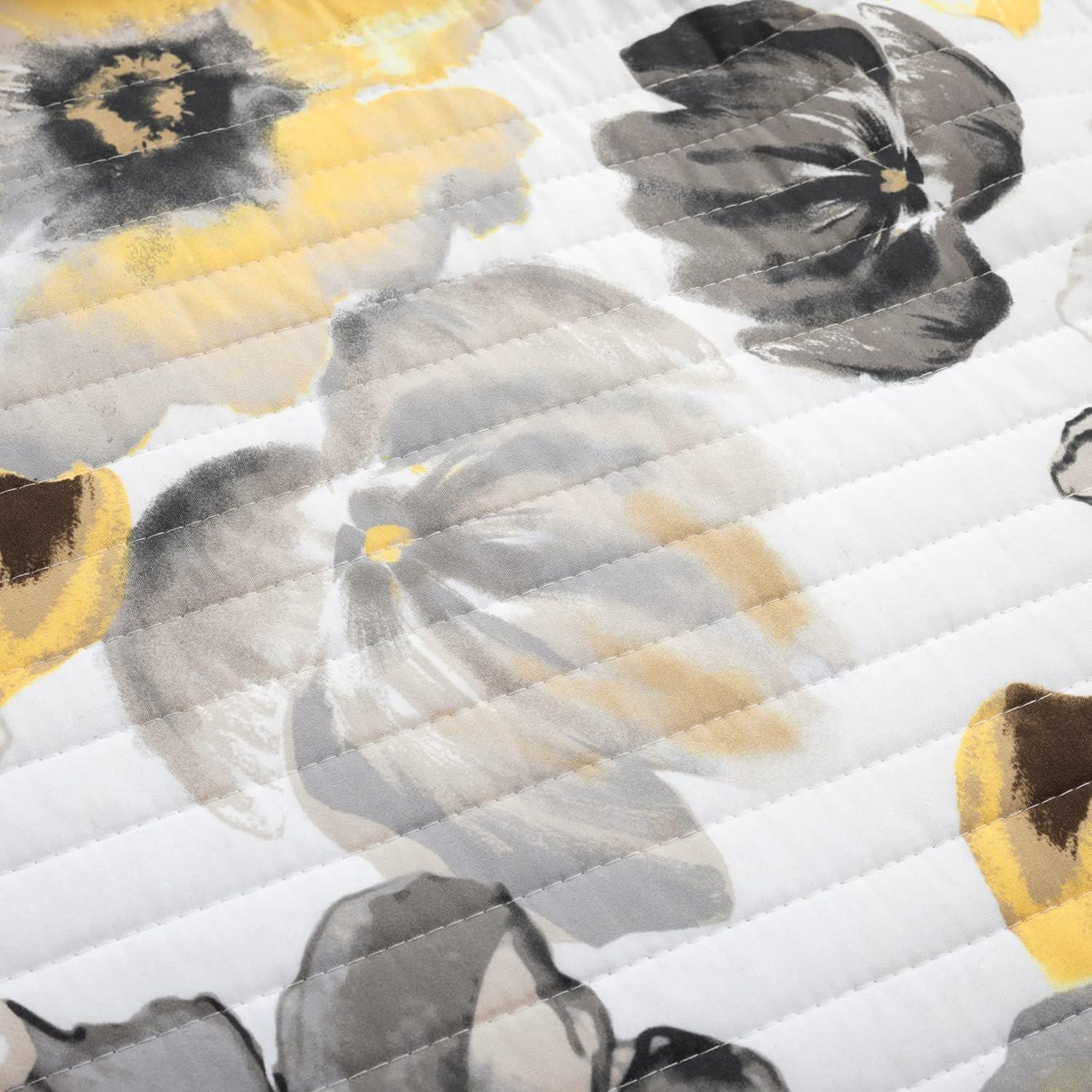 Lush Decor Yellow Reversible 8 Piece Quilt Set