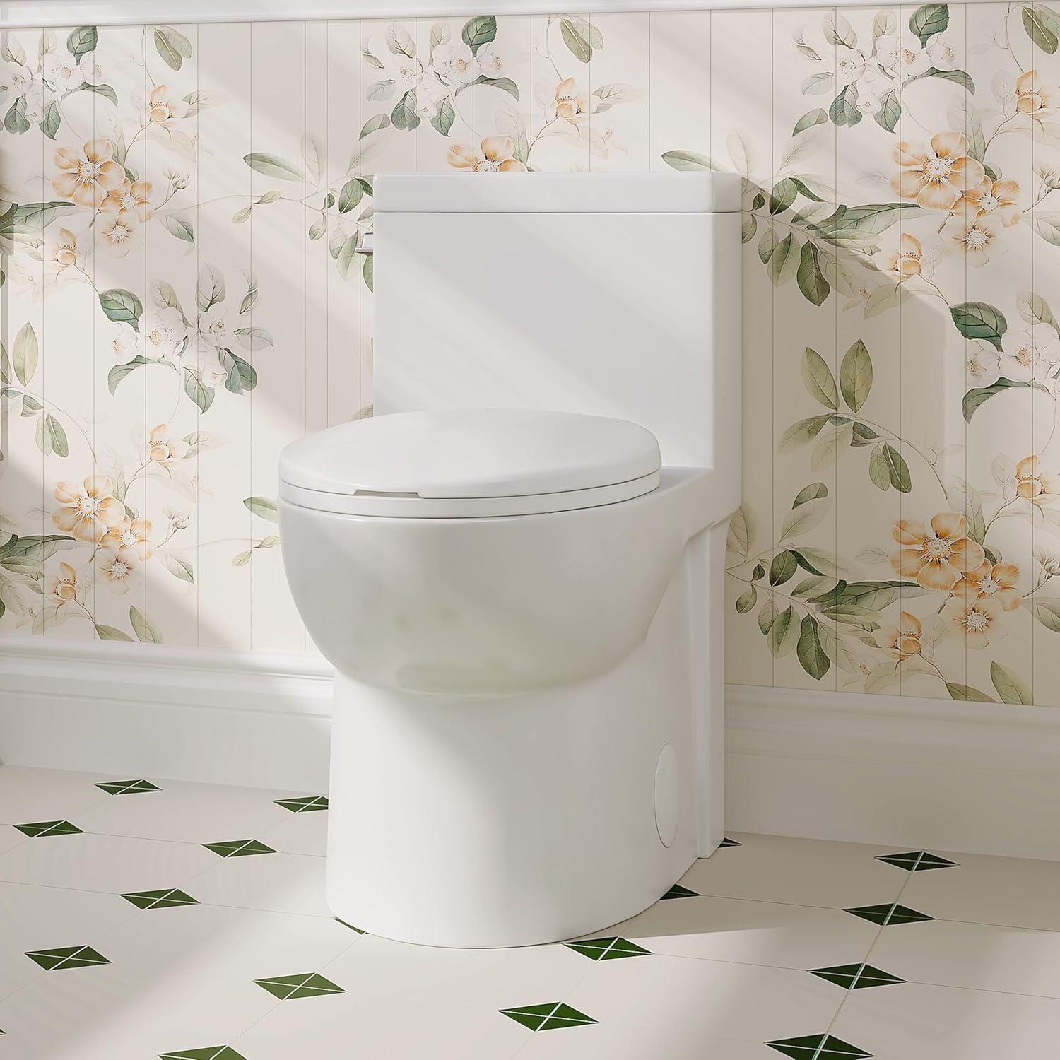 Denbigh Chair Height Elongated Comfort Height One-Piece Toilet (Seat Included)