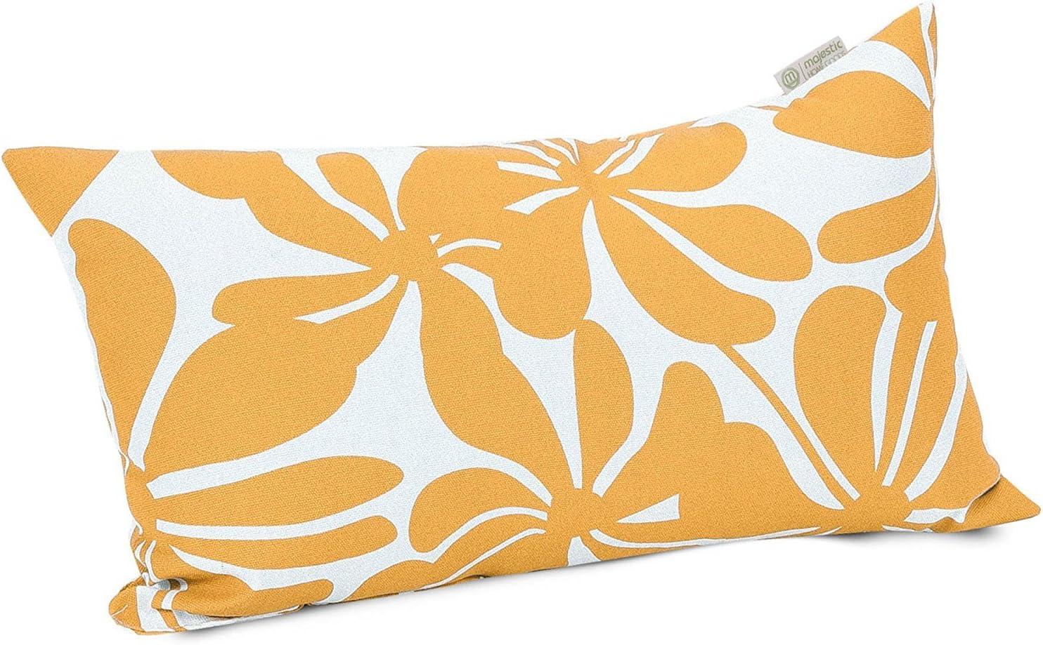 Majestic Home Goods Plantation Floral Indoor/Outdoor Reversible Throw Pillow