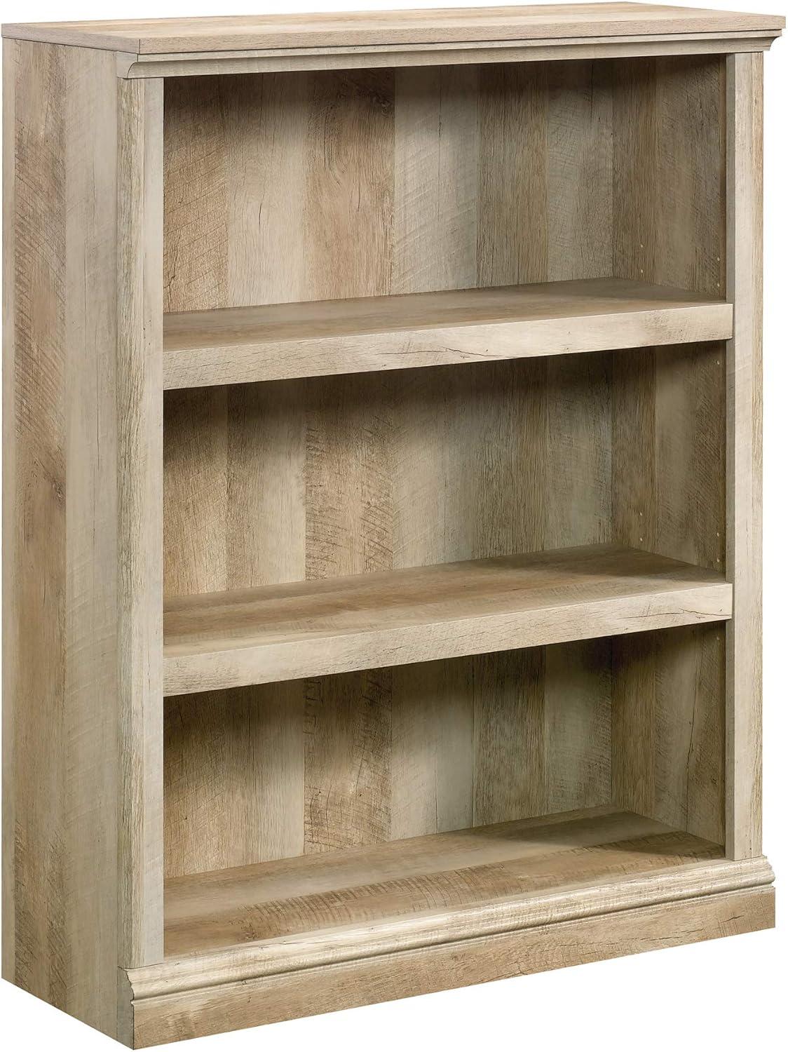 Sauder 3-Shelf Bookcase, Lintel Oak Finish