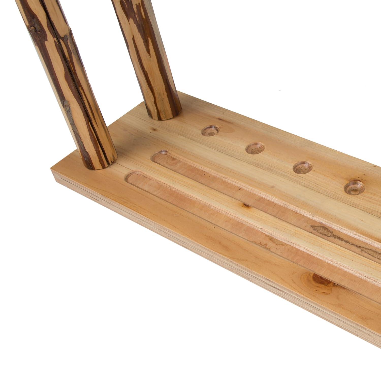 Rush Creek 6 Billard Cue Floor Rack Holder