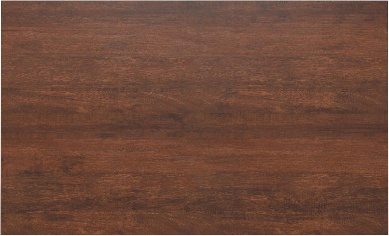 Hunter Solid Wood Top Metal Base Dining Table