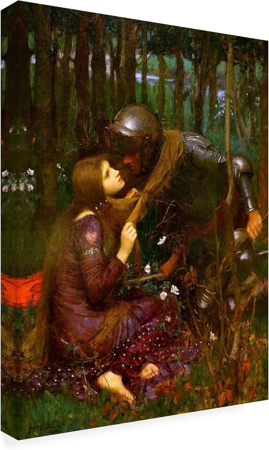 Trademark Fine Art 'The Beautiful Lady without Pity, 1893' Canvas Art by John William Waterhouse