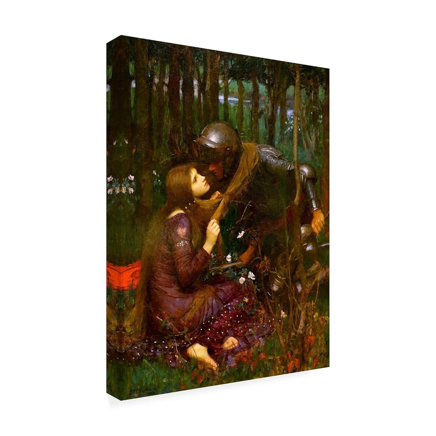 Trademark Fine Art 'The Beautiful Lady without Pity, 1893' Canvas Art by John William Waterhouse