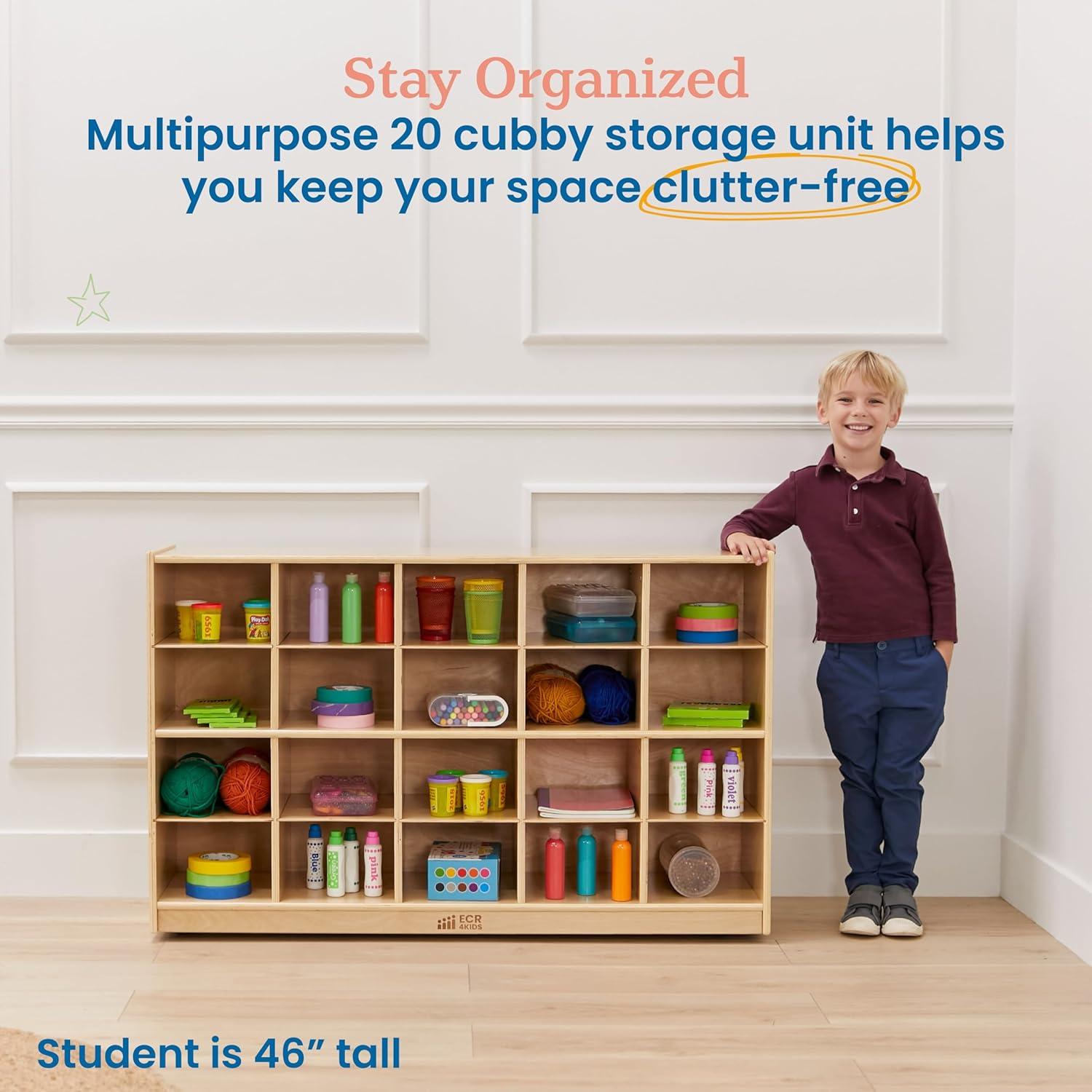 Wood Designs Contender 20 Compartment Cubby