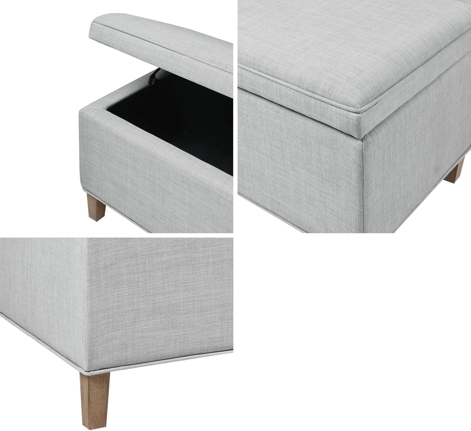 Caymus Upholstered Flip Top Storage Bench