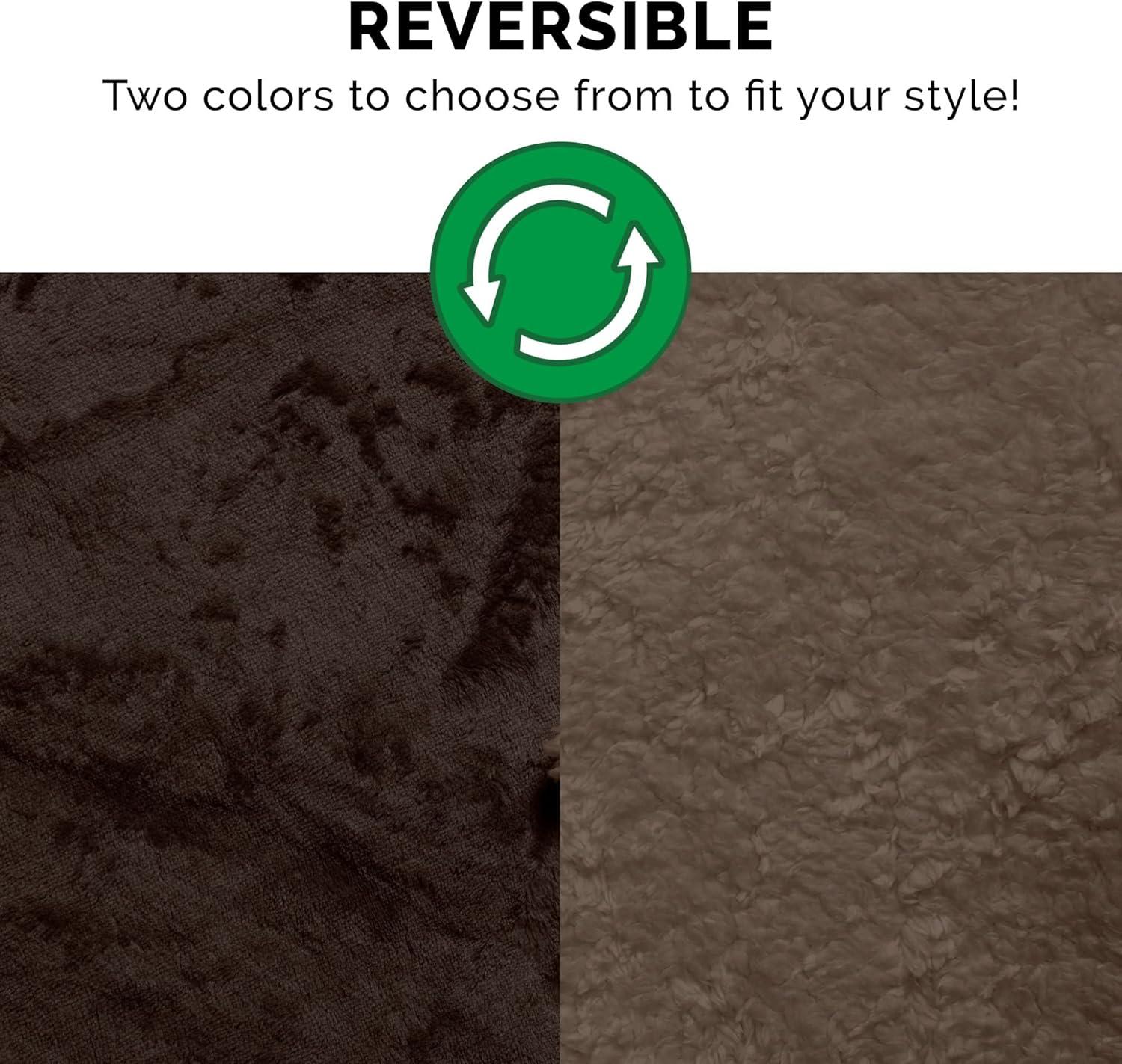 FurHaven Snuggly & Warm Soft-Edge Warming Waterproof Blanket