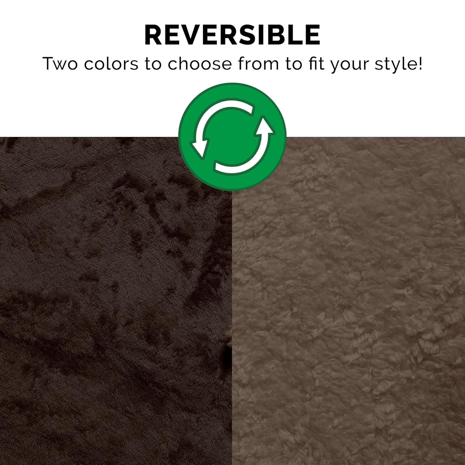 FurHaven Snuggly & Warm Soft-Edge Warming Waterproof Blanket