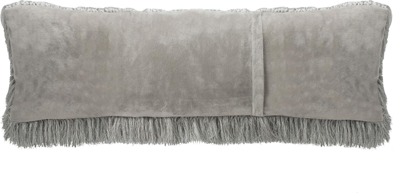 Chic Shag Pillow - Silver - 20"X20" - Safavieh