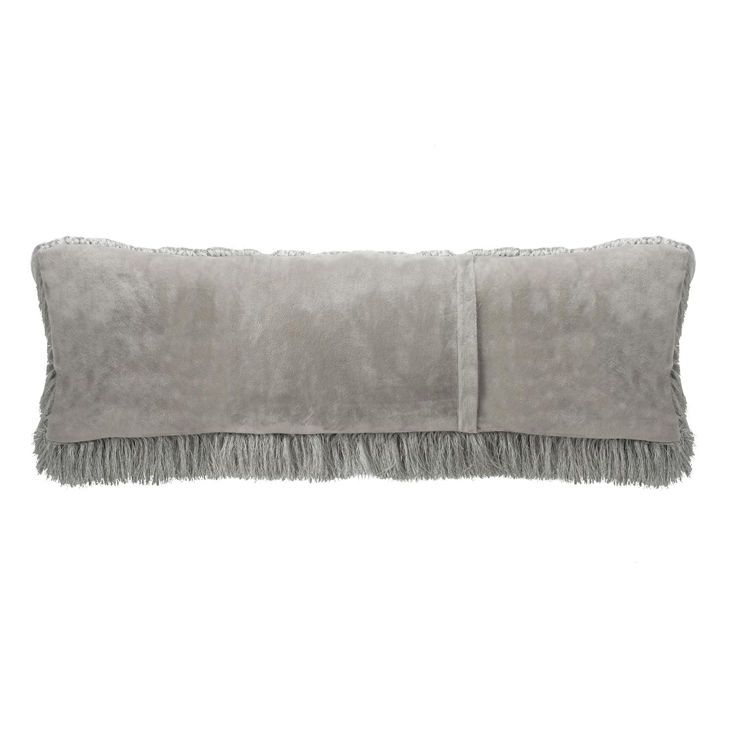 Chic Shag Pillow - Silver - 20"X20" - Safavieh