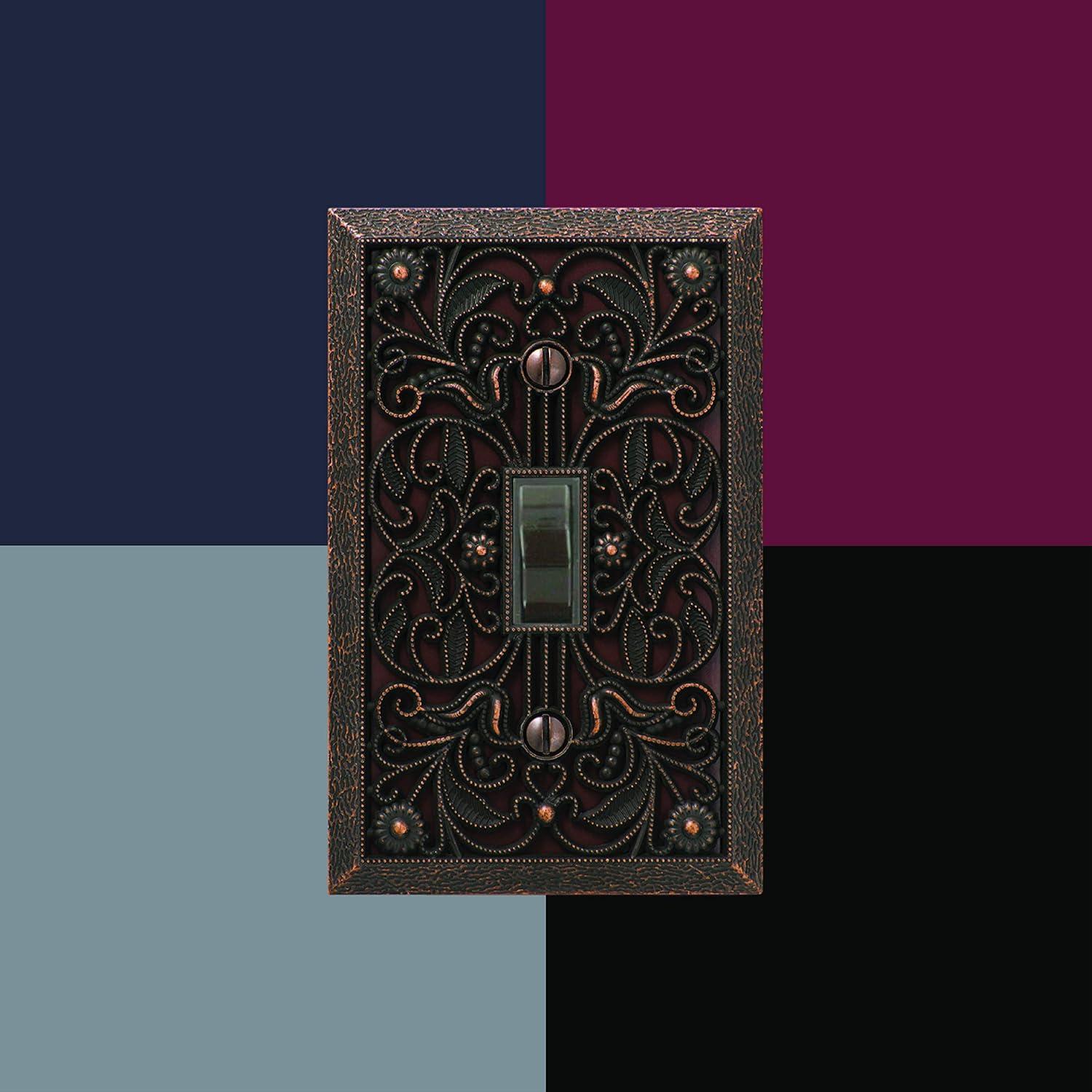 Filigree No Subject 2 - Gang Rocker Standard Wall Plate