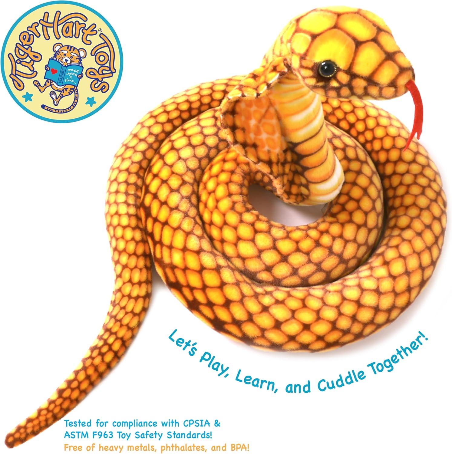 Qamra the King Cobra - 102 Inch Stuffed Animal Plush - By Viahart