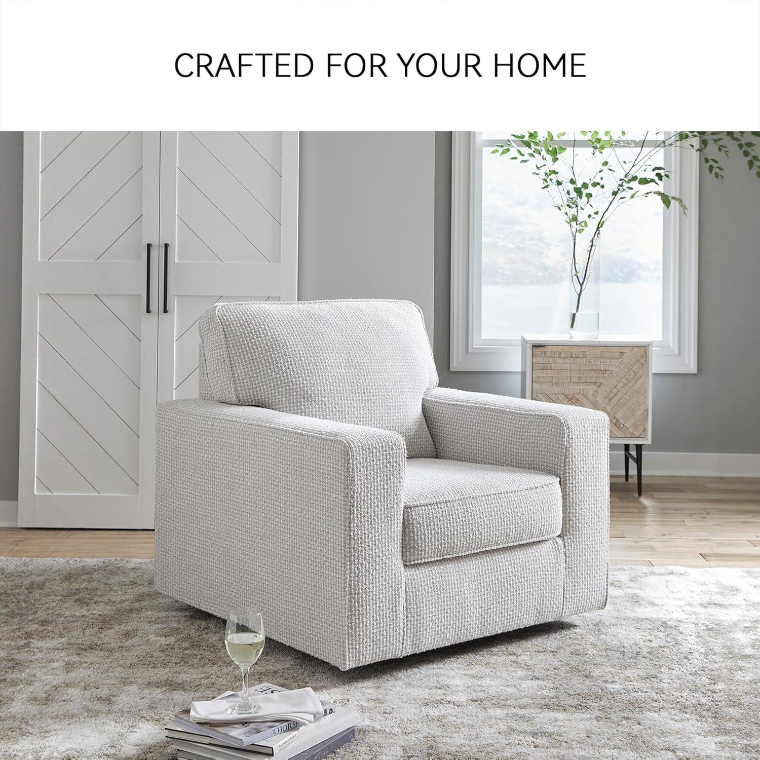 Ebern Designs Deivydas Upholstered Swivel Armchair