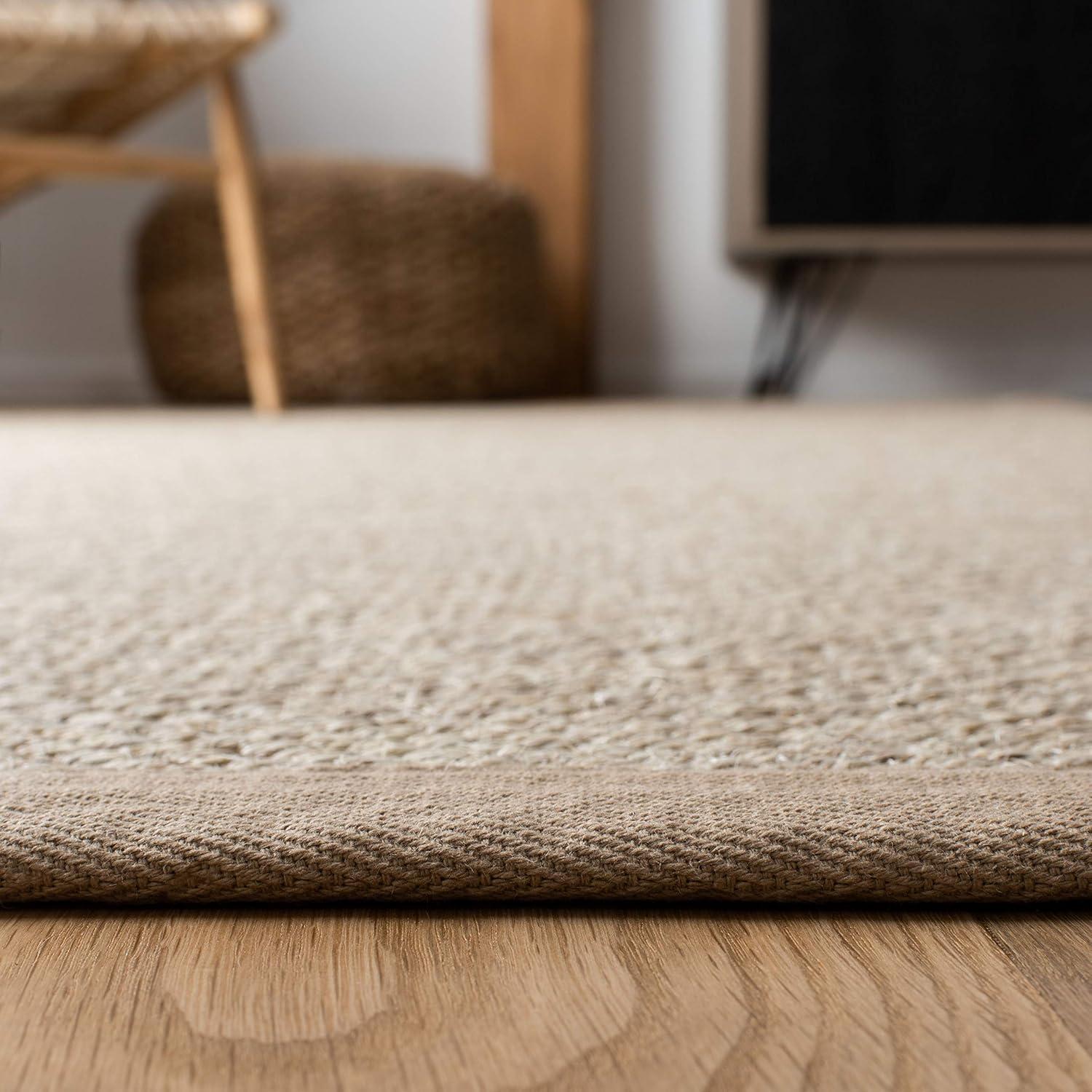 Natural Fiber NF143 Power Loomed Indoor Area Rug - Marble/Linen - 5'x8' - Safavieh