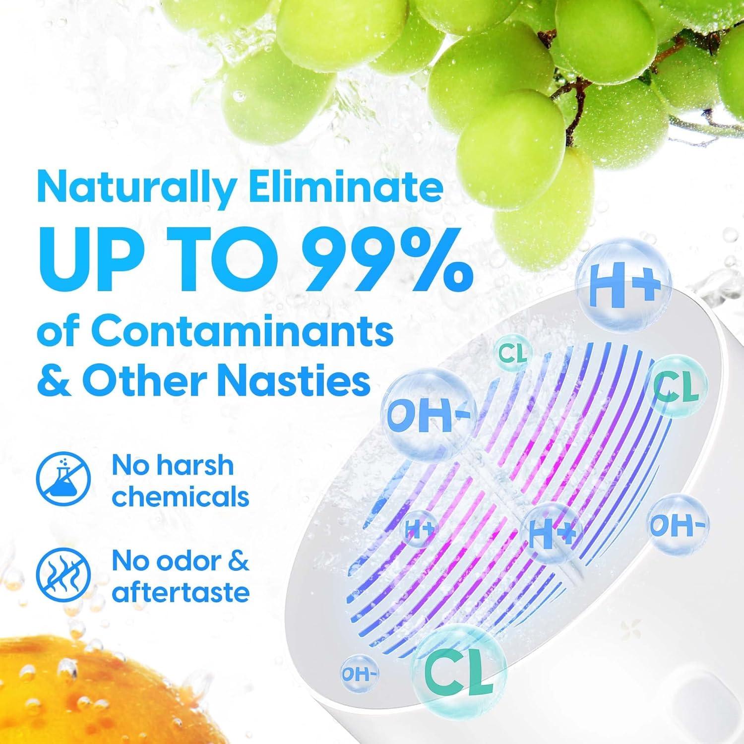 AquaPure AquaPure - Fruit and Vegetable Washing Machine, USB-Rechargeable Produce Purifier 3.94 x 1.97 in