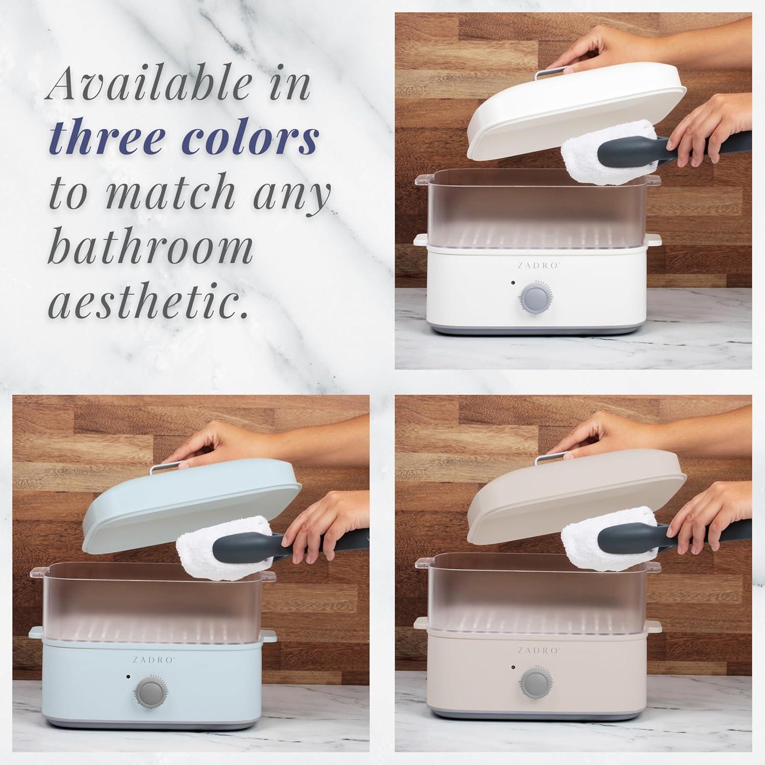 Countertop Towel Steamer Tan - Zadro: Bathroom Towel Holder, Heated Towel Rack, 12" High Plastic Warmer