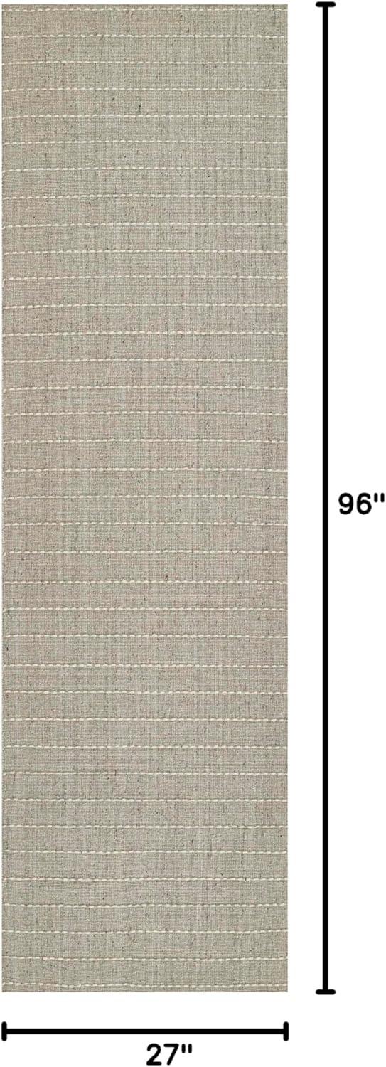 Ollie Top Stitch Woven Rug