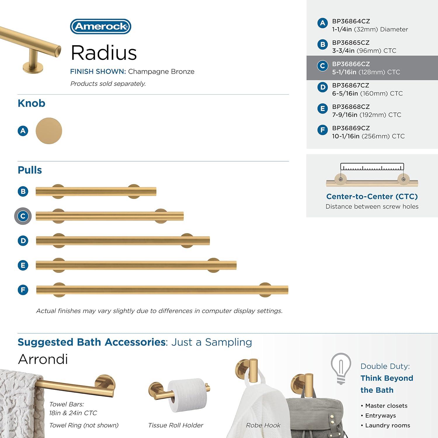 Amerock Radius Cabinet or Drawer Pull