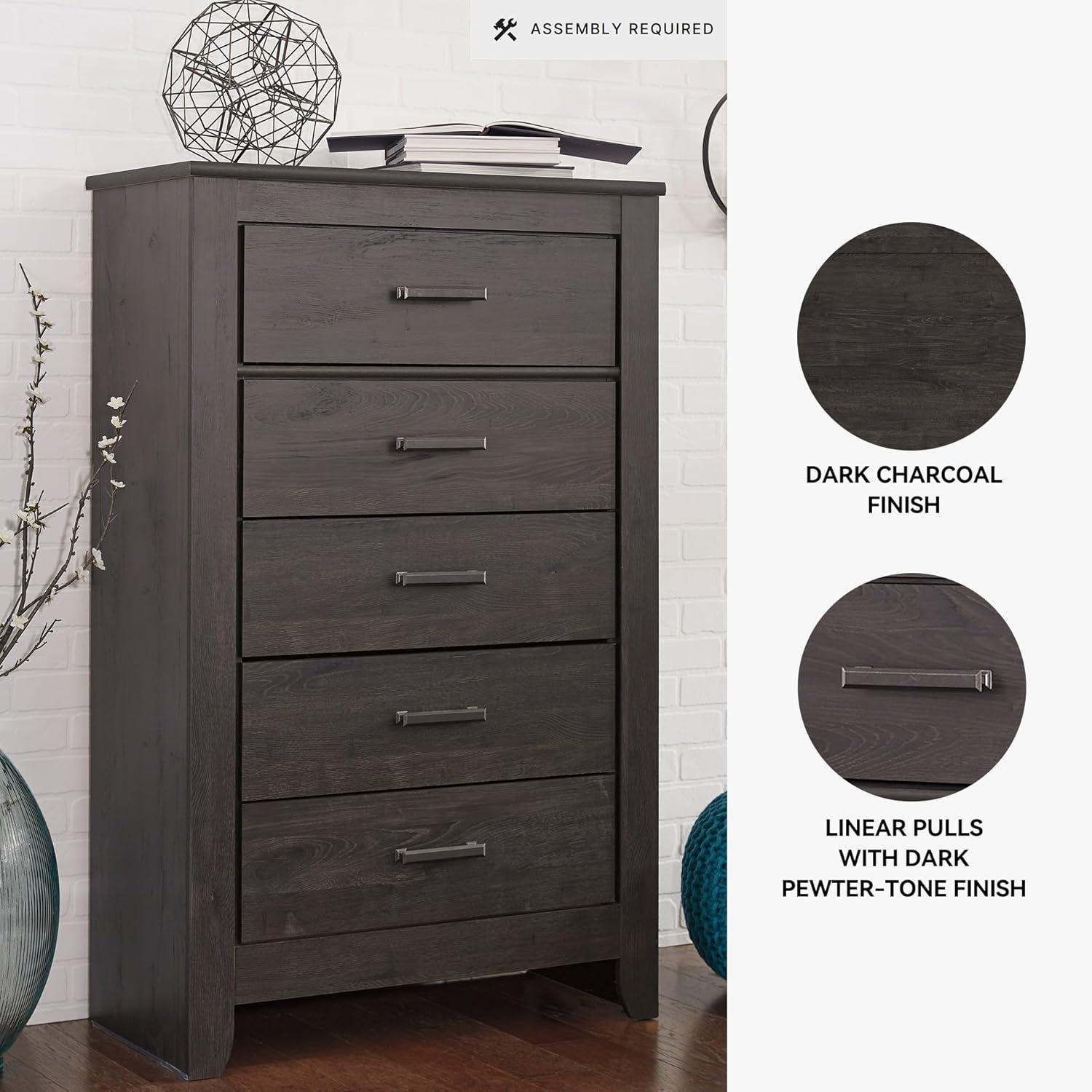 Zelen 5 Drawer 34.25" W Chest