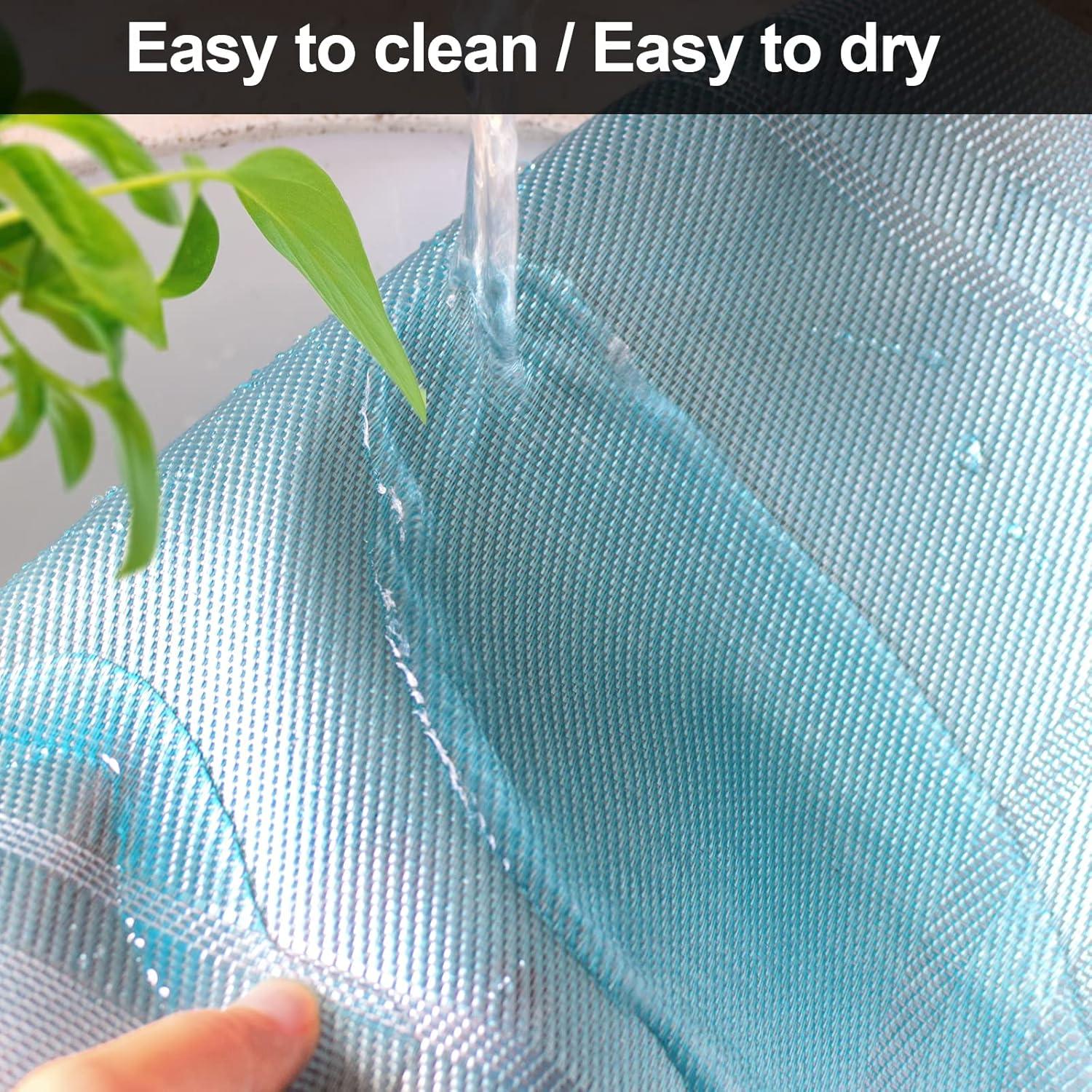 Placemats,Table Place Mats For Kitchen Dining, Heat-Resistant Anti-Skid Stain Washable PVC Table Mats, Easy To Cleaning Woven Vinyl Dinner Mats (6 Pack)