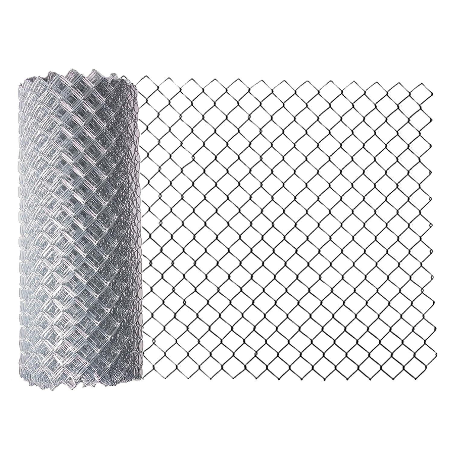 ALEKO Galvanized Steel Chain Link Fence - Complete Kit