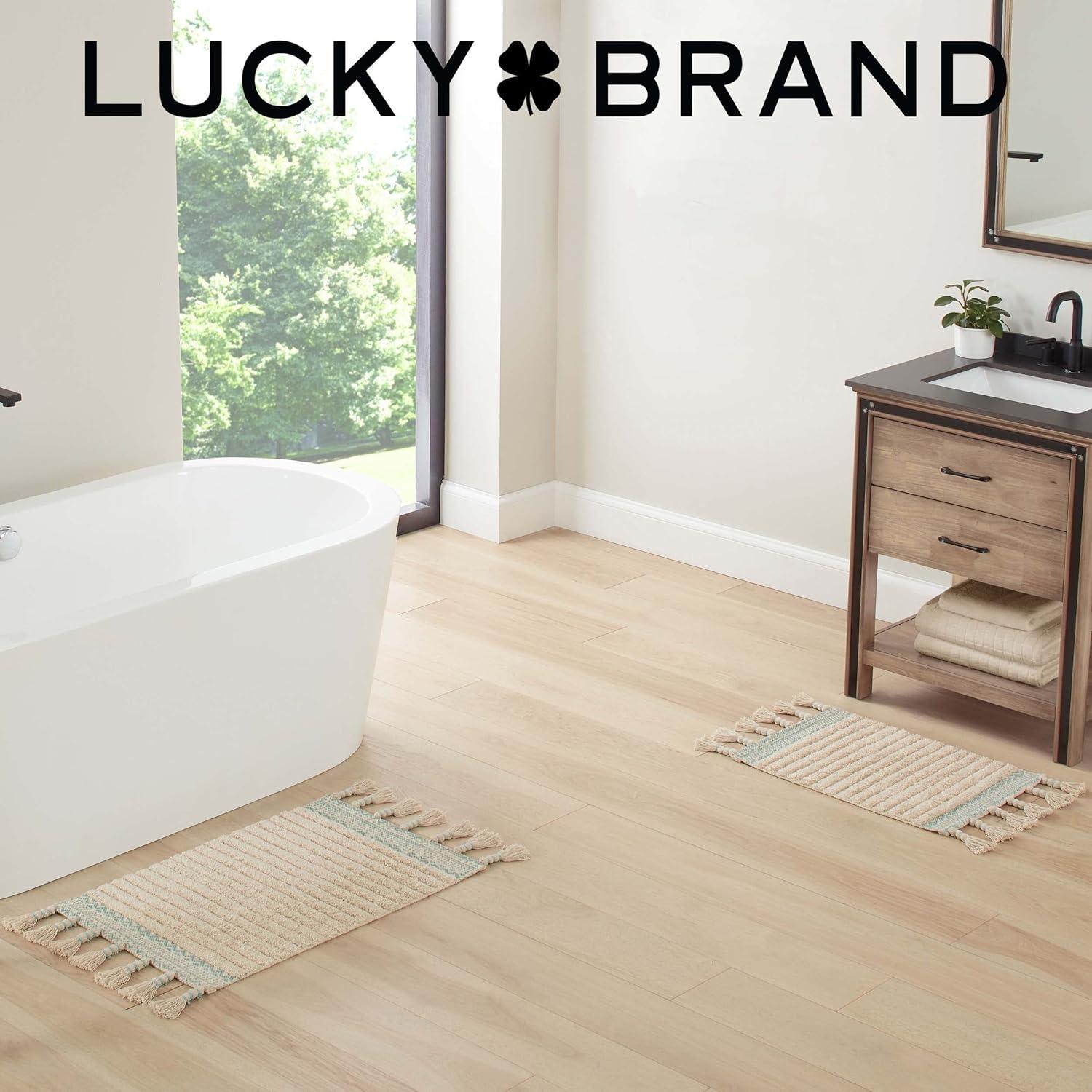 Lucky Brand Lucky Brand Demian Fringe Cotton Bath Rugs