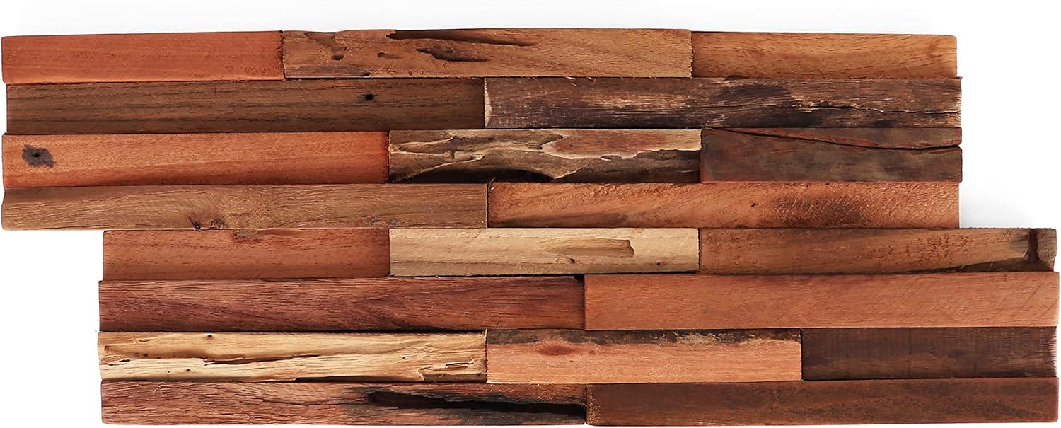 Stone Ten 7" x 21.25" Reclaimed Wood Wall Paneling (12-pack) (Set of 12)