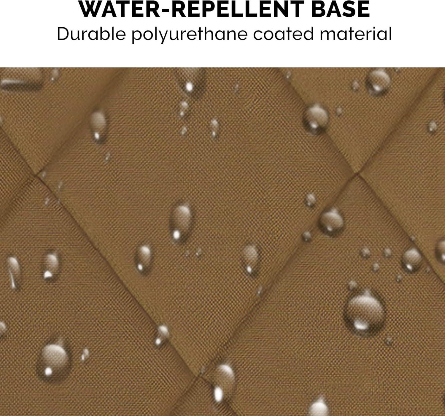 FurHaven Faux Lambswool Crate Bolster Pet Bed