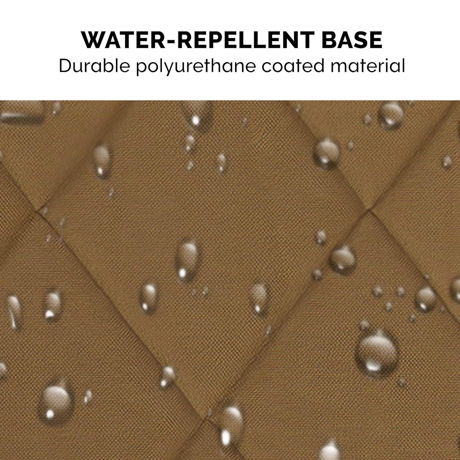 FurHaven Faux Lambswool Crate Bolster Pet Bed