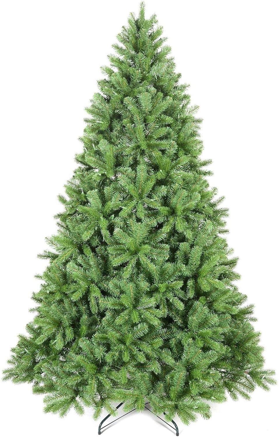 Bringstar 5FT Unlit Artificial Christmas Tree, Green Xmas Tree with 308 Tips and Folding Metal Stand, for Indoor Holiday Decoration